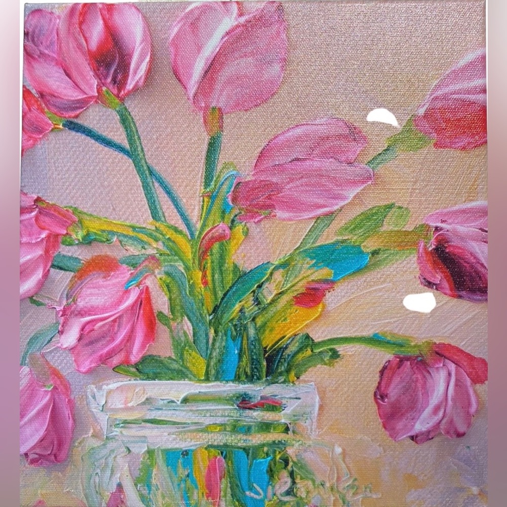 A colorful painting print for a Bohemian House style .
